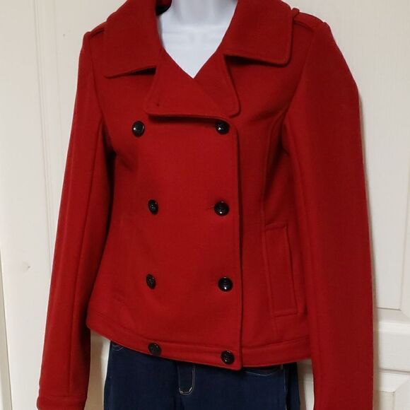 Old Navy Rwd Pea Coat sz XS See Measurements - Picture 6 of 13